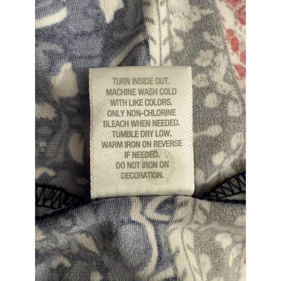 Westport 1962 Classy‎ Blue Print Shift Dress Size 16W 1X Spring Summer Plus Size - Picture 7 of 7